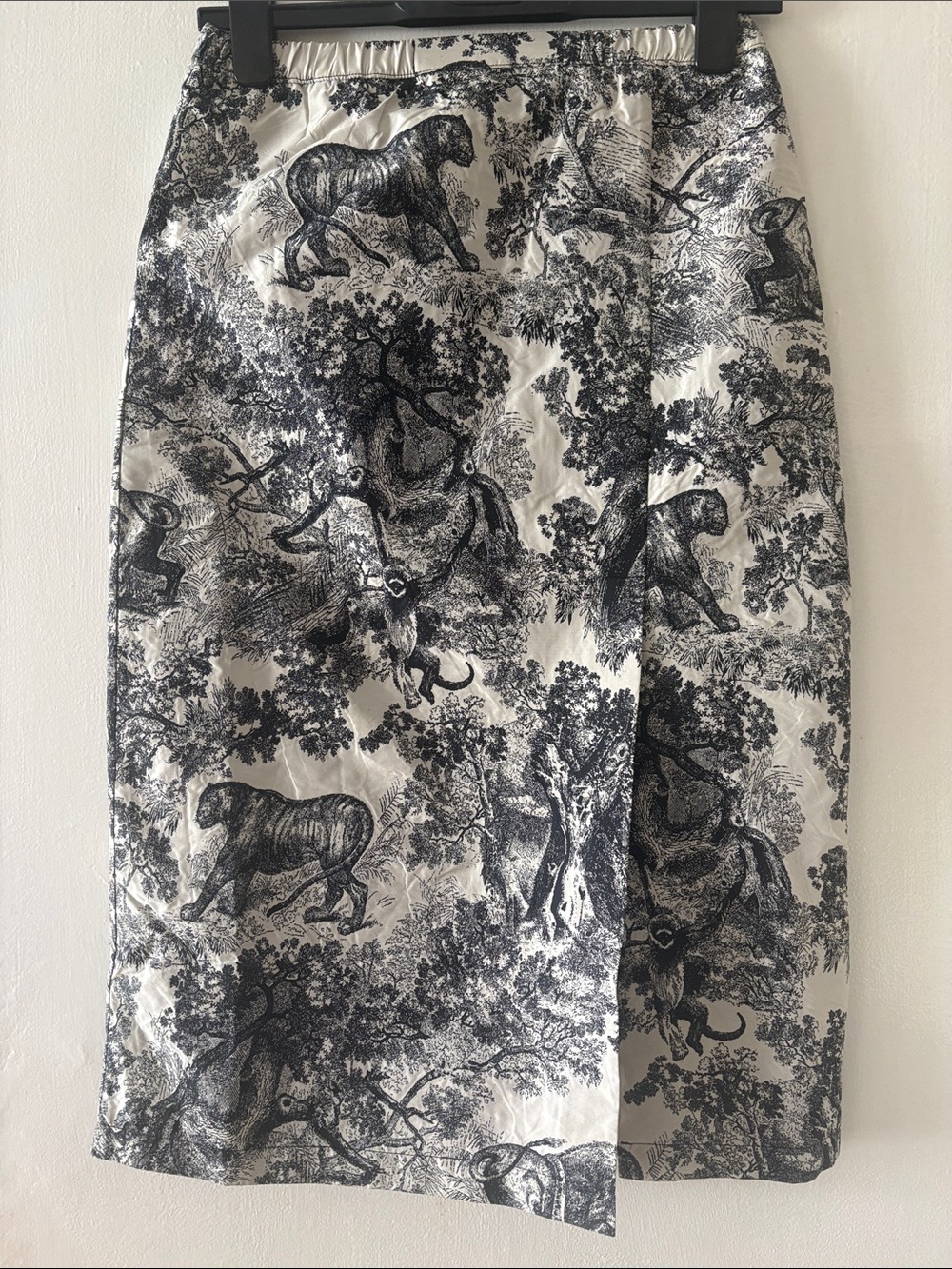 ZERO DEGREES CELSIUS Black and White  French Toile Skirt S